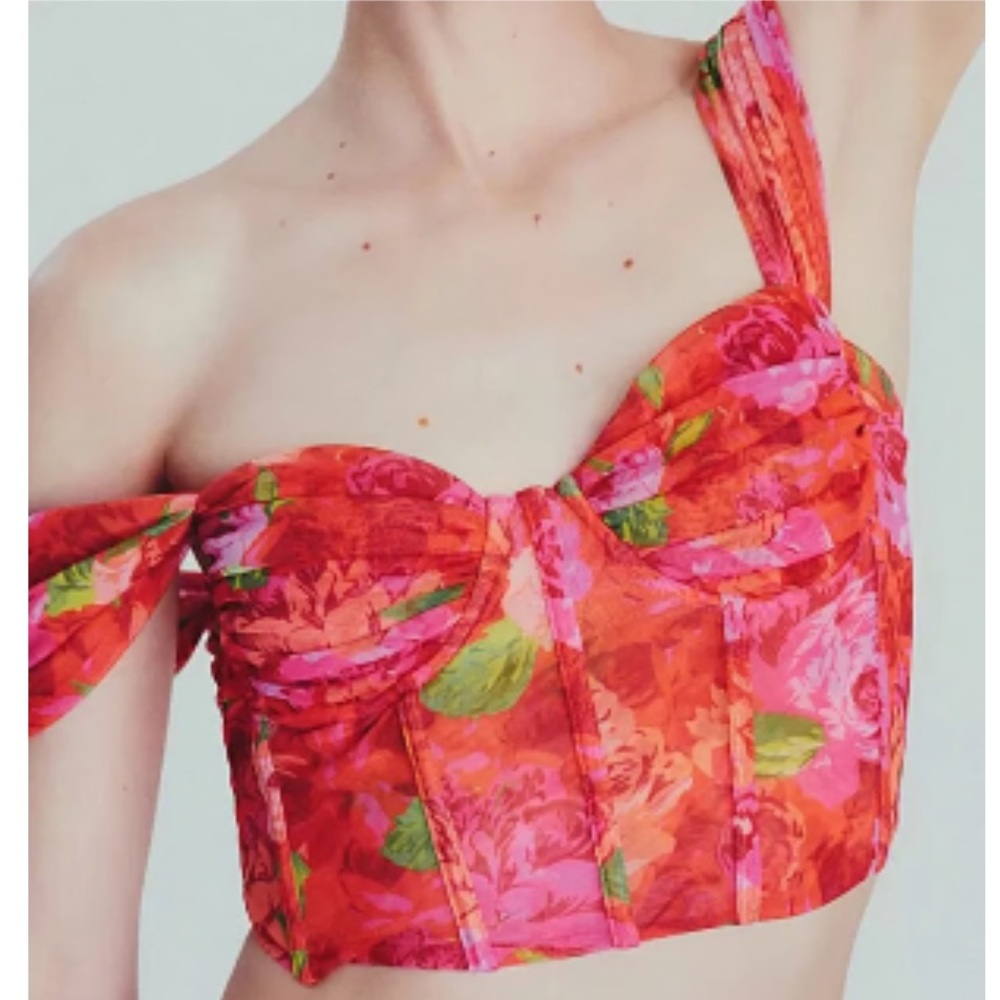 Zara floral corset